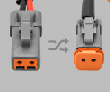 STEDI 4 Connector Plug & Play SMART HARNESS™ High Beam Driving Light Wiring