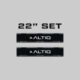 ALTIQ™ Single Row Lightbar Covers (Black/Amber)