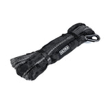 25 Meter Winch Rope Replacement Black - Solid Eyelet