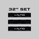 ALTIQ™ Single Row Lightbar Covers (Black/Amber)