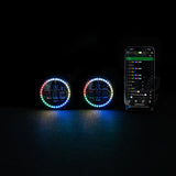 4" LED Colour Chasing Fog Lights - image 2