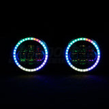 4" LED Colour Chasing Fog Lights - image 3