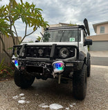 4" LED Colour Chasing Fog Lights - image 4
