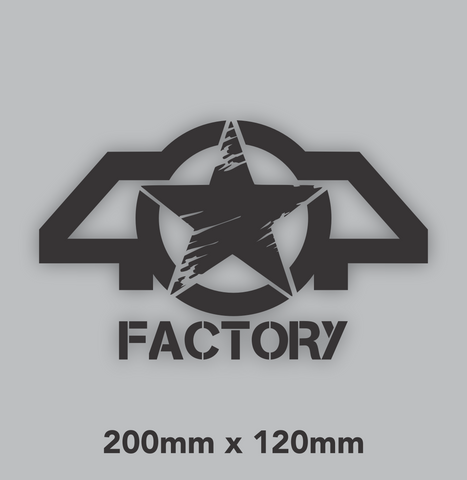 4x4 Factory Sticker