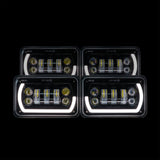 4X6" 'Angry Eye' LED Headlights - image 1