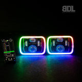 5X7" LED Colour Chasing Headlights - image 1