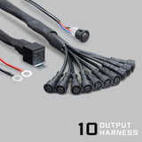 ALTIQ Rock Light Pro - 10 Output Harness - 2 Pin