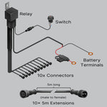 ALTIQ Rock Light Pro - 10 Output Harness - 2 Pin
