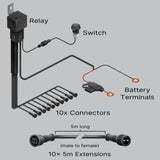 ALTIQ Rock Light Pro - 10 Output Harness - 2 Pin