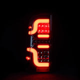Blacked Out 'Swirl' LED Tail Lights for N70 Hilux - image 3