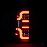 Blacked Out 'Swirl' LED Tail Lights for N70 Hilux - image 2