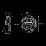 Nitro 140 Maxx 9" LED Driving Light (Pair)