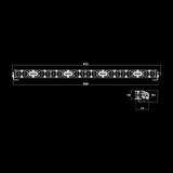 Nitro Maxx 150W 35" Single Row Light Bar