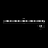 Nitro Maxx 180W 44" Single Row Light Bar