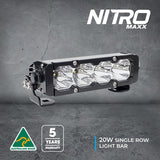 Nitro Maxx 20W 7" Single Row Light Bar