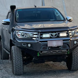 NITRO MAXX 7" LED LIGHT BAR PAIR - 4000K - BLACK RIM