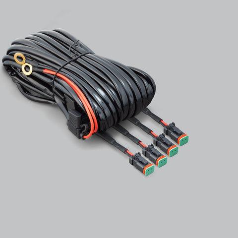 ALTIQ Quad Output Wiring Harness - DT Plugs (Non-High Beam)