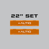 ALTIQ™ Single Row Lightbar Covers (Black/Amber)