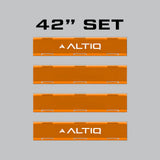 ALTIQ™ Single Row Lightbar Covers (Black/Amber)