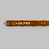 ALTIQ™ Single Row Lightbar Covers (Black/Amber)