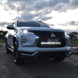 Mitsubishi Pajero Sport QF & QG Nov 2019-on Behind Grille Light Bar Kit