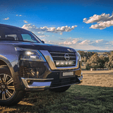 Nissan Patrol Y62 Series 5 (2020-on) Behind Grille Light Bar Kit