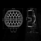 VULKAN 9" Single Driving Lights