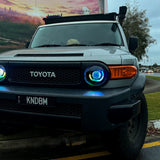 LED 'Angry Eye' Headlights to suit Toyota FJ Cruiser - image 2