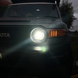 LED 'Angry Eye' Headlights to suit Toyota FJ Cruiser - image 3