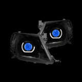 LED 'Angry Eye' Headlights to suit Toyota Hilux N70 - image 4