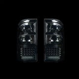 Nissan GU Y61 S3 Patrol LED Tail Lights Smoked - image 1