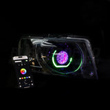 Nissan Patrol Y61 S4 LED 'Angry Eye' Headlights - image 1