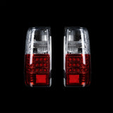 Red/Clear LED Tail Lights for 80 Series LandCruiser - image 1