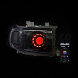 LED 'Turbine' Headlights to suit 2007-2023 Toyota 70 Series - image 1