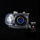 LED 'Turbine' Headlights to suit 2007-2023 Toyota 70 Series - image 5