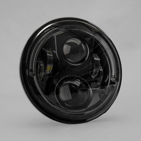 STEDI 7" Carbon Black LED Headlight