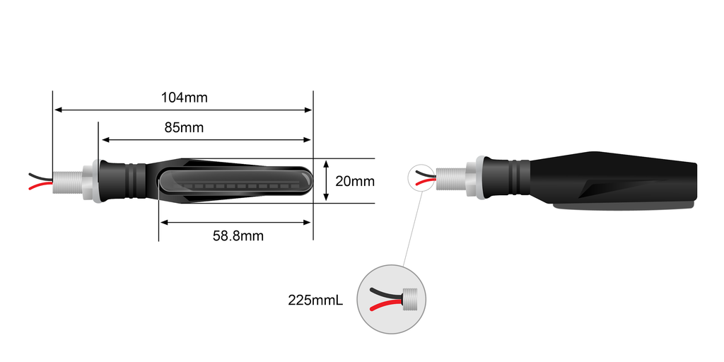 Led Dynamic Indicators STEDI Motorcycle LED Dynamic Indicators – 4x4 Factory SA (pty) LTD