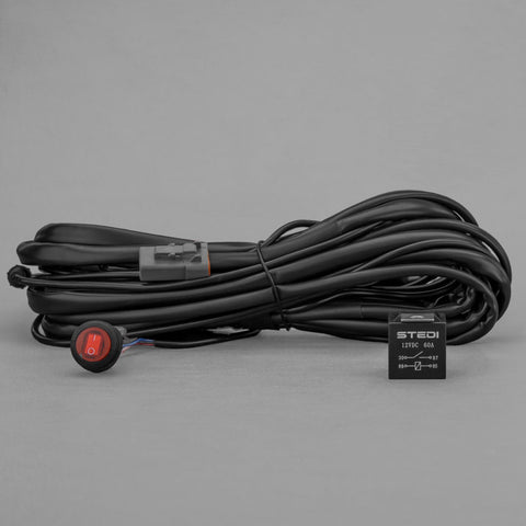 STEDI Single Connector Plug & Play Smart Harness™ High Beam Driving Light Wiring