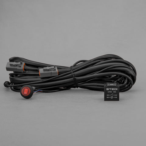 STEDI Dual Connector Plug & Play SMART HARNESS™ High Beam Driving Light Wiring